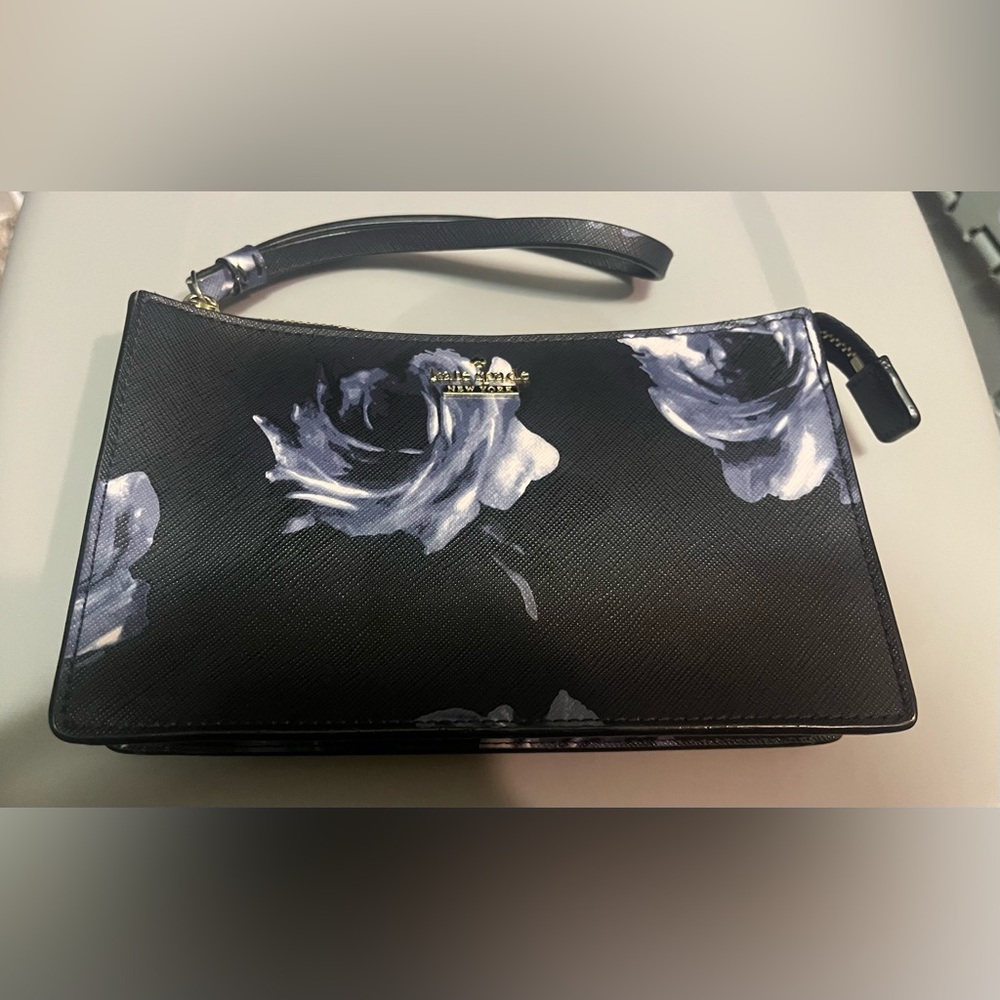 Kate Spade Black Floral Women's Pouch